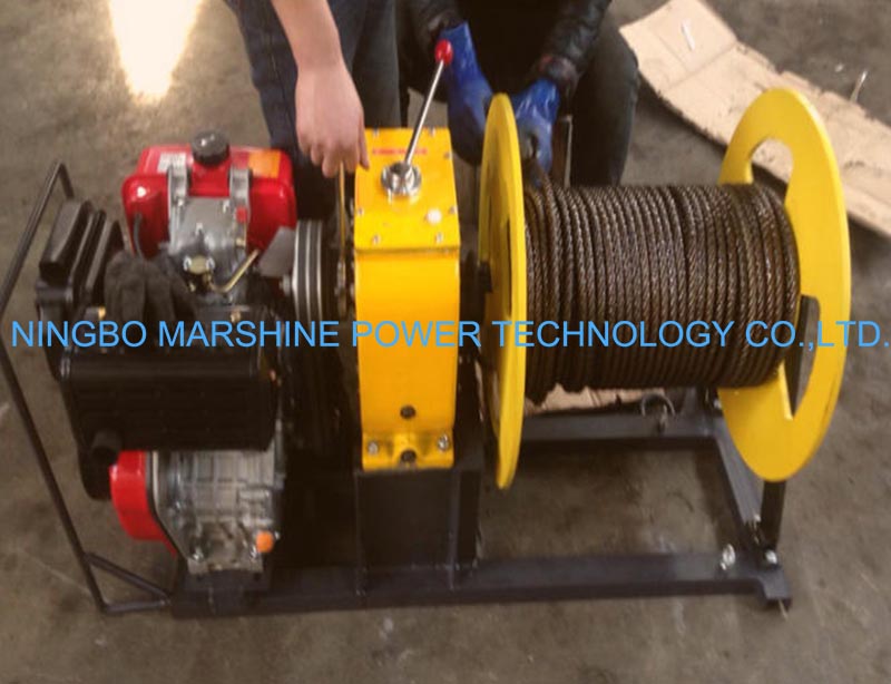 Key Petrol Engine Winch Specifications for Cable Pulling